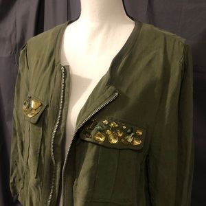 EUC H&M Conscious Collection Bomber Jacket